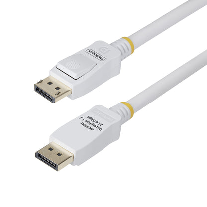 StarTech.com 10ft (3m) White VESA Certified DisplayPort 1.2 Cable, 4K 60Hz