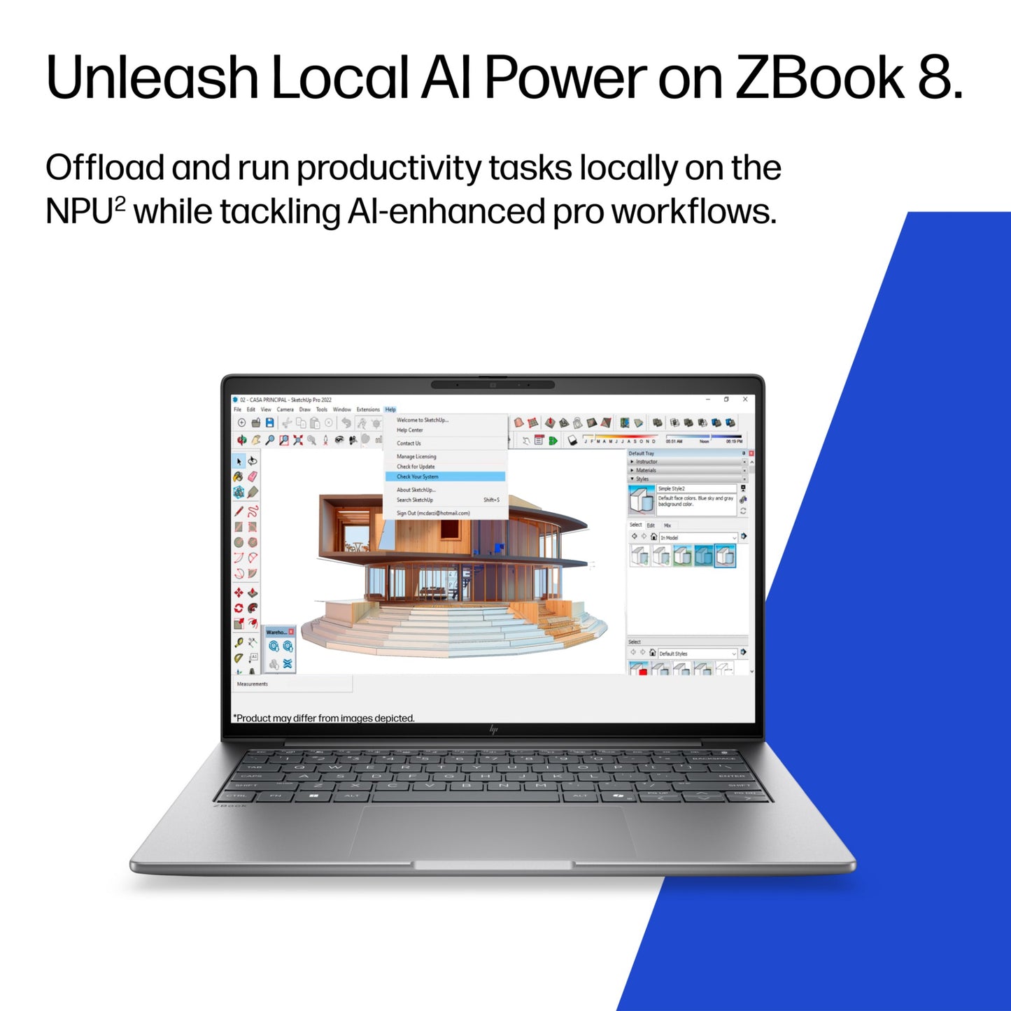 HP ZBook 8 G2a 16 inch Mobile Workstation PC - Data Science Copilot+ PC 16" Ryzen AI 7 PRO 32GB 1TB SSD Laptop