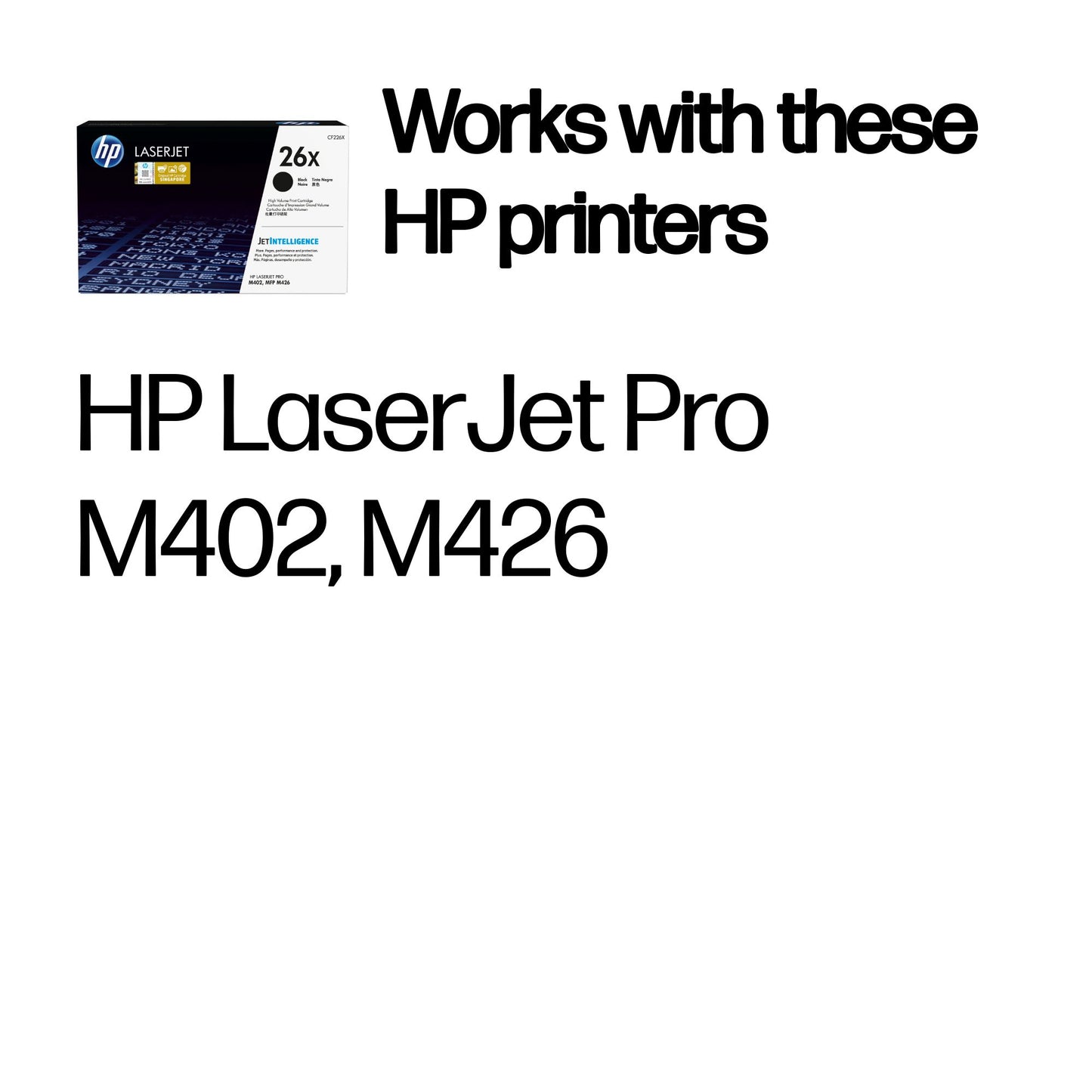 HP CF226X/26X Toner Cartridge (9K pages)