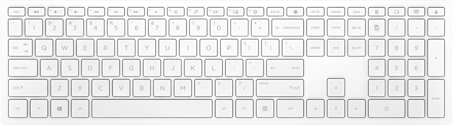 HP Pavilion 600 Wireless Keyboard (White)