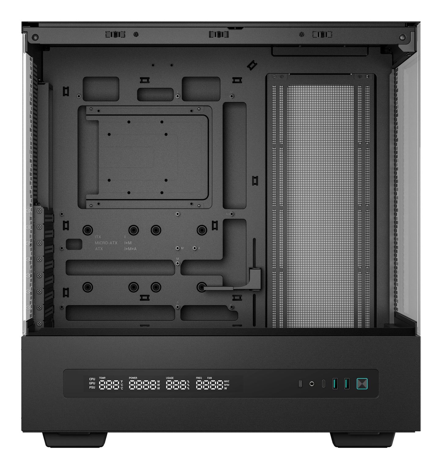 DeepCool CH690 DIGITAL Tower Black PC Case