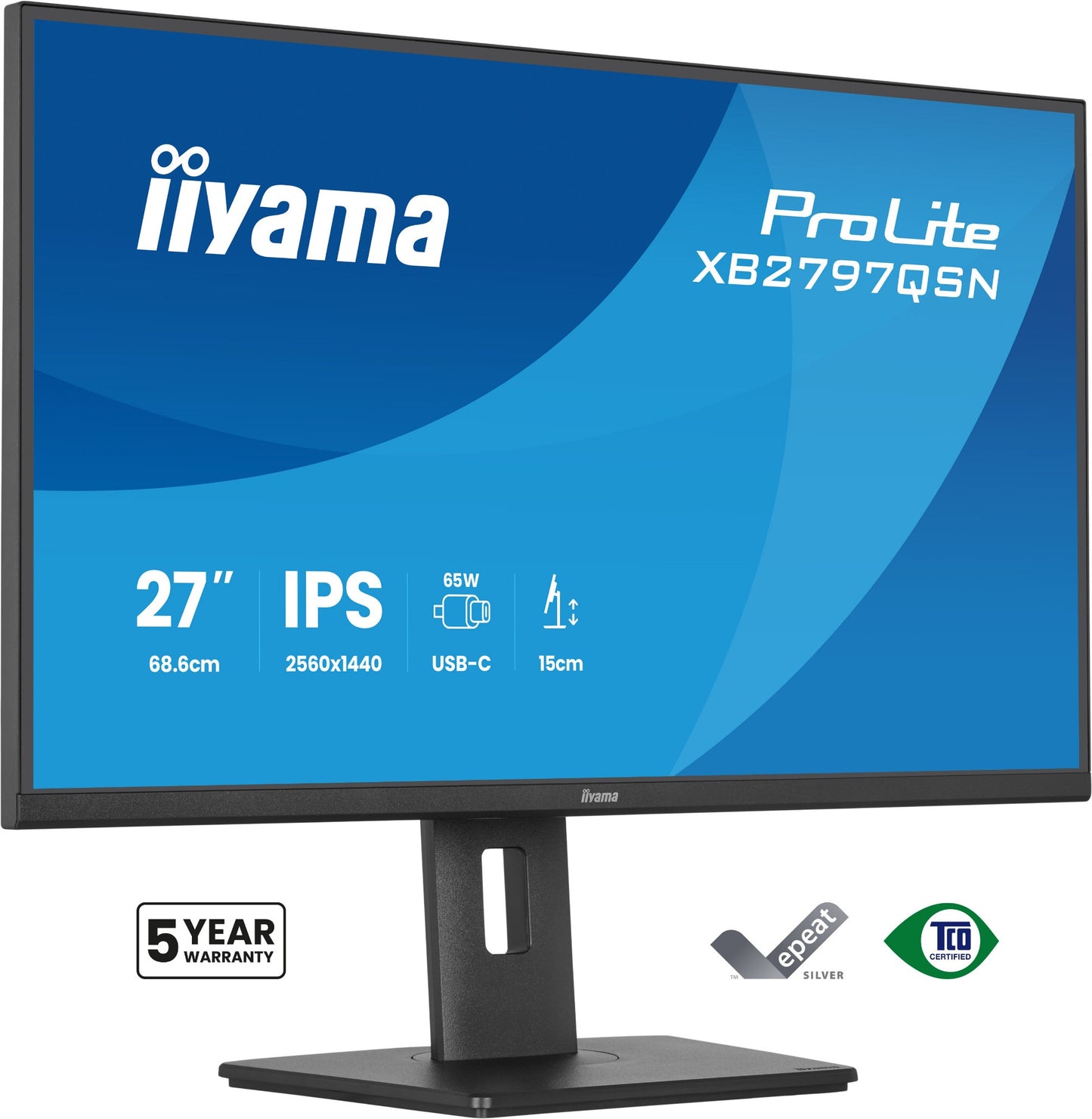 iiyama ProLite XB2797QSN-B1 27" QHD IPS Monitor