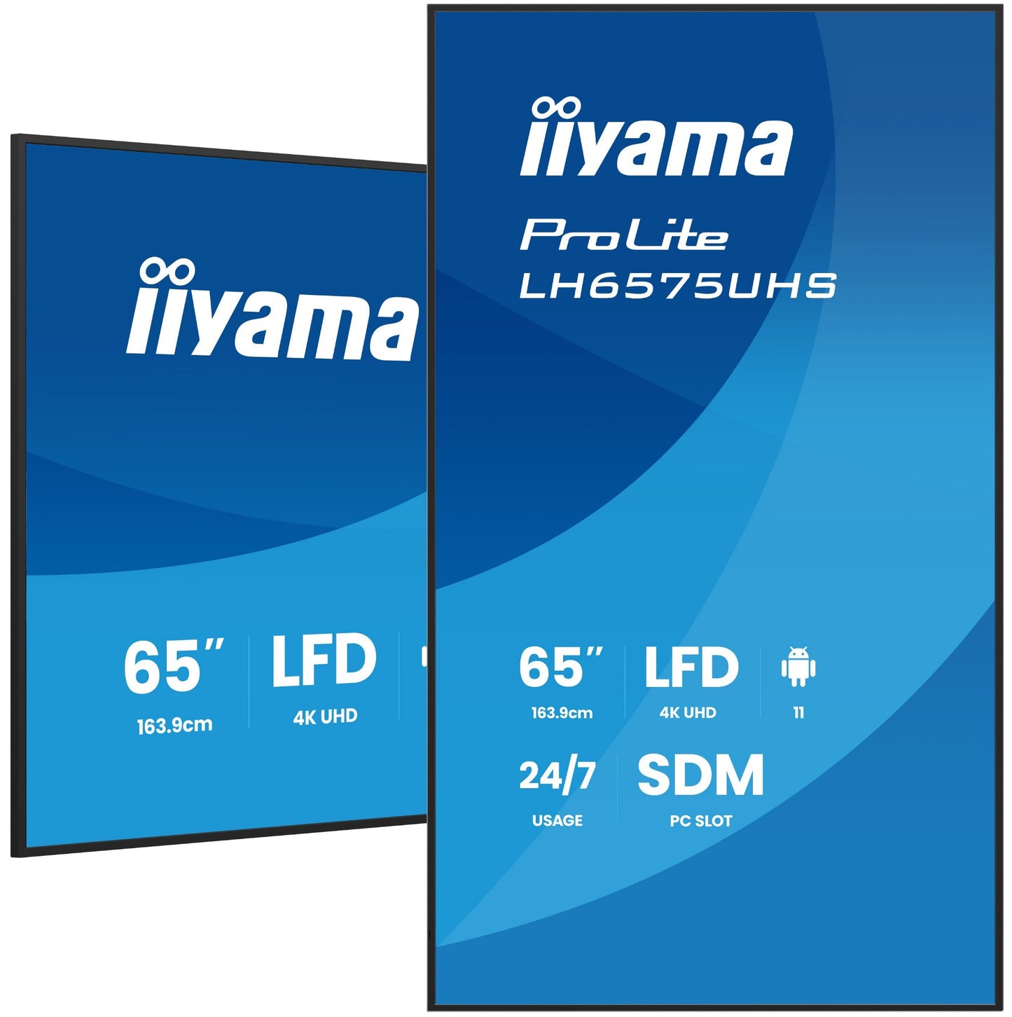 iiyama LH6575UHS-B2AG Signage Display Digital signage flat panel 4K UHD IPS Monitor