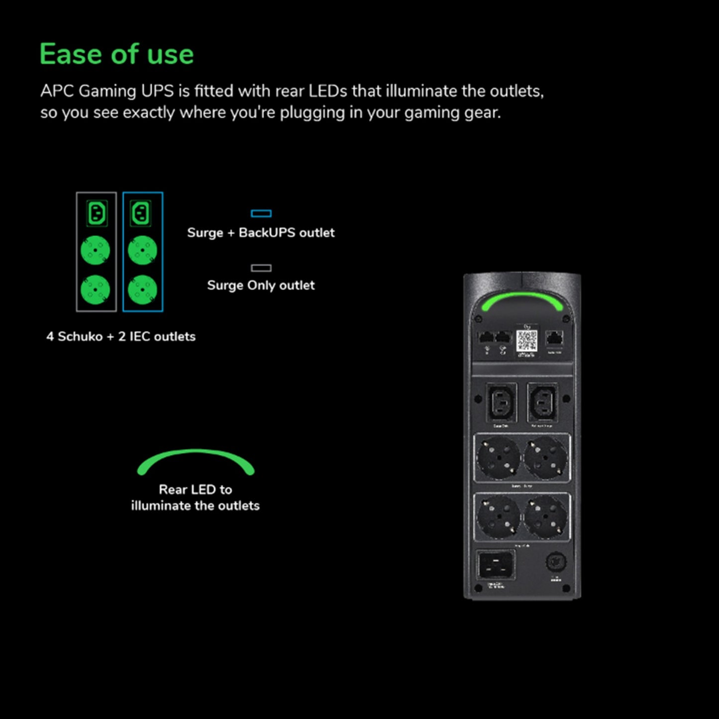 APC Back-UPS Pro 2200VA 1320W Line-Interactive UPS ()