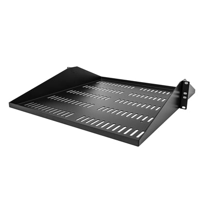 StarTech.com 2U Server Rack Shelf, Center Mounted Universal Vented Rackmount