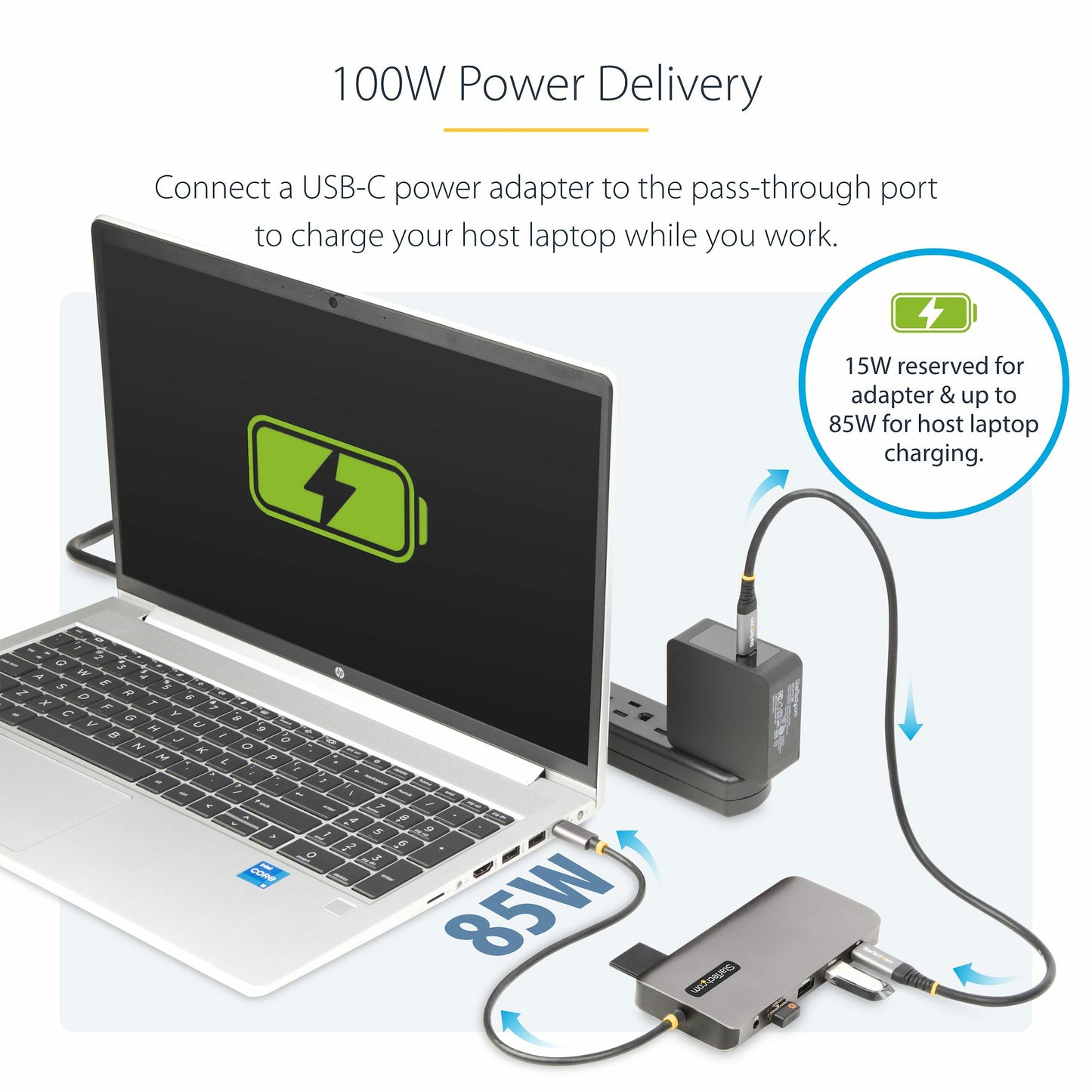 StarTech.com Triple-Monitor Multiport Adapter USB-C Docking Station