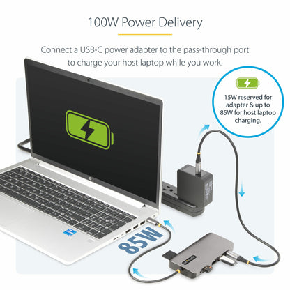 StarTech.com Triple-Monitor Multiport Adapter USB-C Docking Station