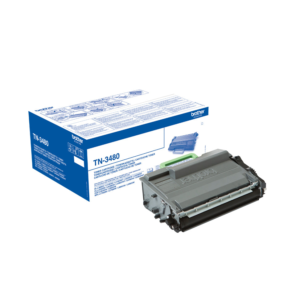 Brother TN-3480P Toner Cartridge (8K pages)