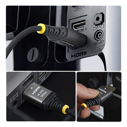 StarTech.com 50cm (1.6ft) Premium Certified High Speed HDMI Cable, Ultra Flexible