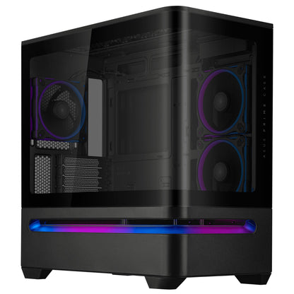 ASUS PRIME AP202 ARGB Mini Tower Black PC Case