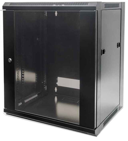 Intellinet 19" Network Cabinet - Wall Mount (Standard), 6U, 450mm Deep, Black Rack