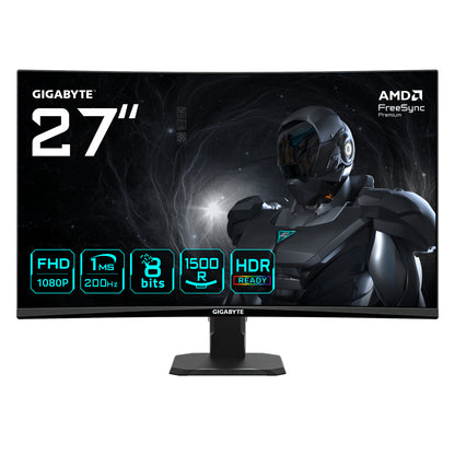 Gigabyte GS27FCA 27" Full HD VA 200Hz Curved Monitor