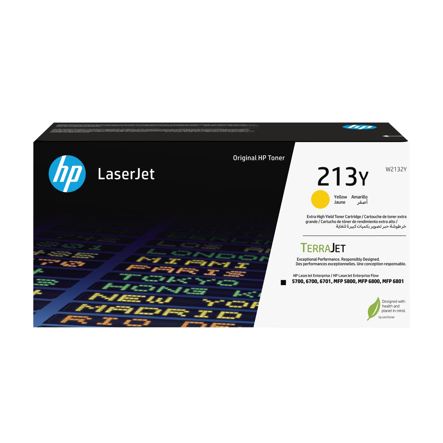 HP W2132Y/213Y Yellow Toner Cartridge (12K pages)