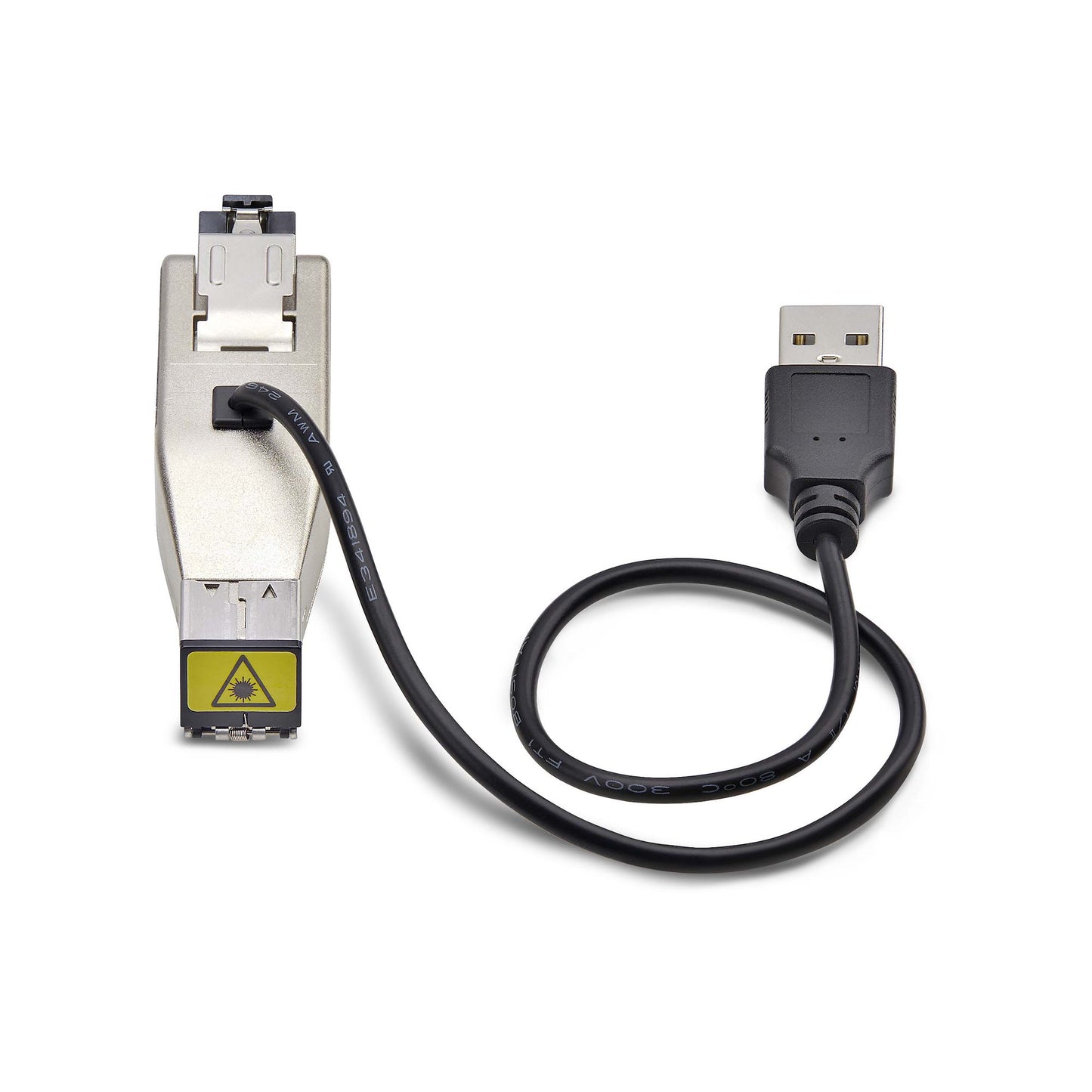 StarTech.com Gigabit Fiber to RJ45 Ethernet Media Converter Dongle, Optical Singlemode 10km/Multimode 800m, USB Powered, Compact Design, Metal Housing, Micro Mini, TAA Networking