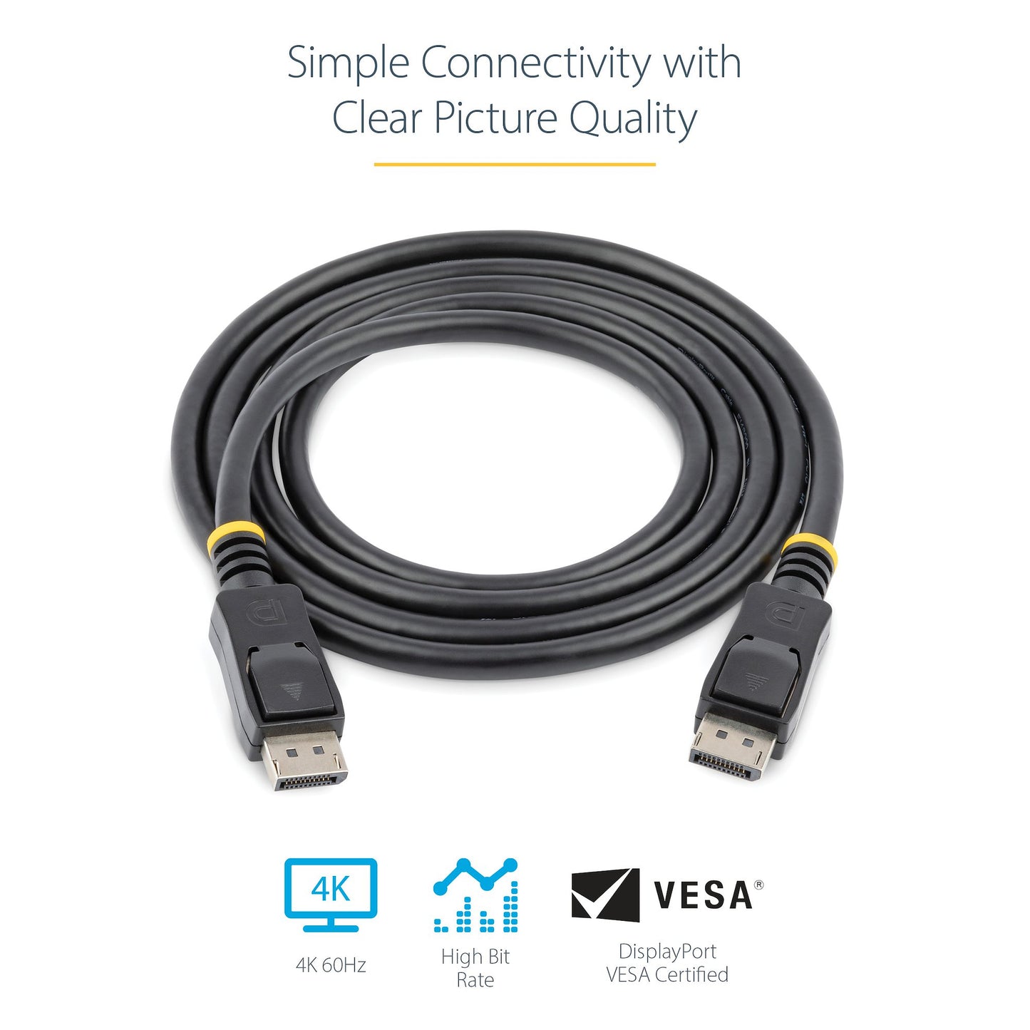 StarTech.com 3m (10ft) DisplayPort 1.2 Cable - 4K x 2K Ultra HD VESA Certified