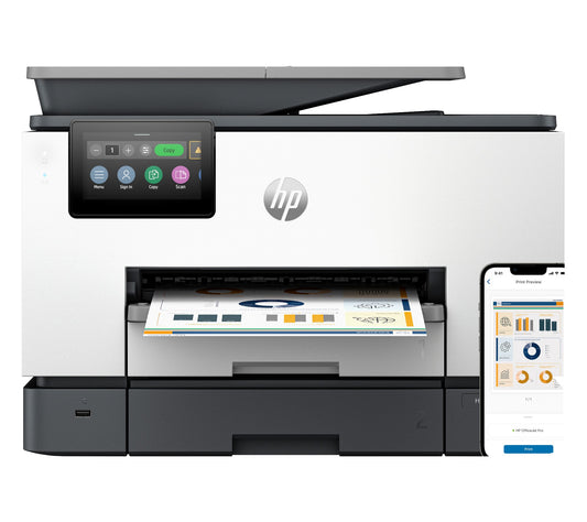 HP OfficeJet Pro 9130b Wireless All-in-One Color Printer, Two-sided printing
