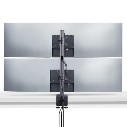 StarTech.com Desk Mount For 2x Vertically Stacked Monitors, Dual 49", Total 70lb