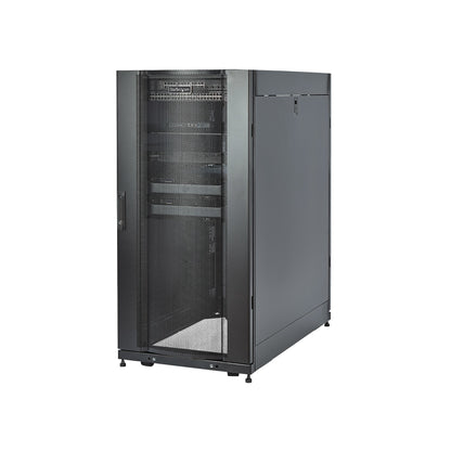 StarTech.com 25U Enterprise-Grade Server Rack Cabinet Kit, 19in Enclosed 4-Post Rack