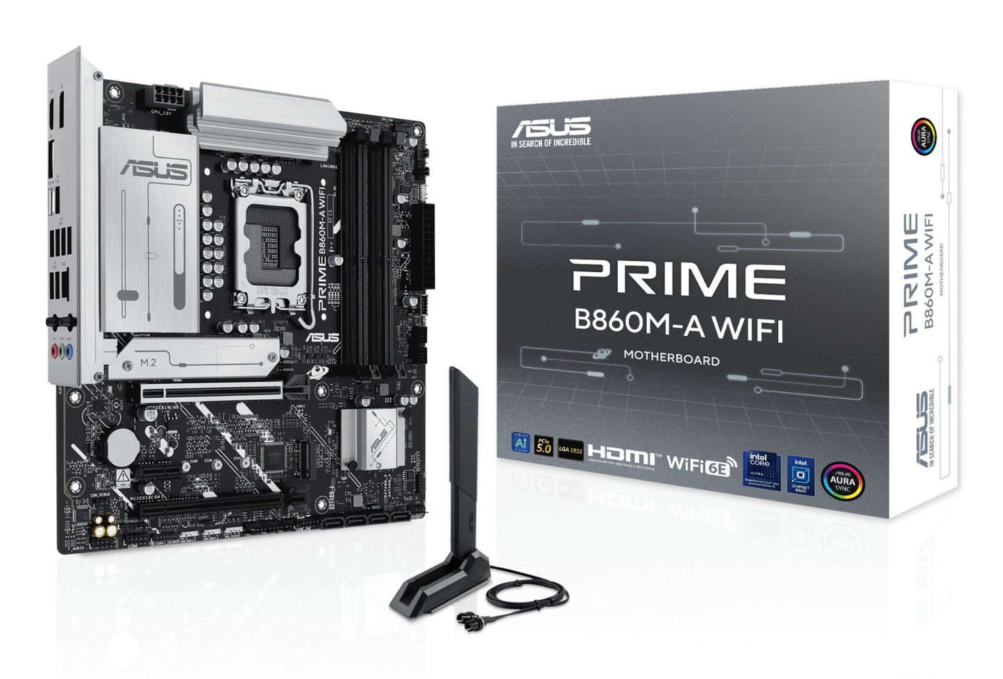 ASUS PRIME B860M-A WIFI Intel B860 LGA 1851 (Socket V1) micro ATX Motherboard