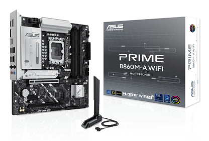 ASUS PRIME B860M-A WIFI Intel B860 LGA 1851 (Socket V1) micro ATX Motherboard