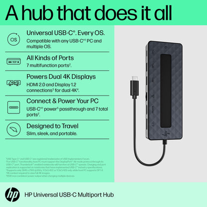 HP Universal Multiport Hub USB-C Docking Station