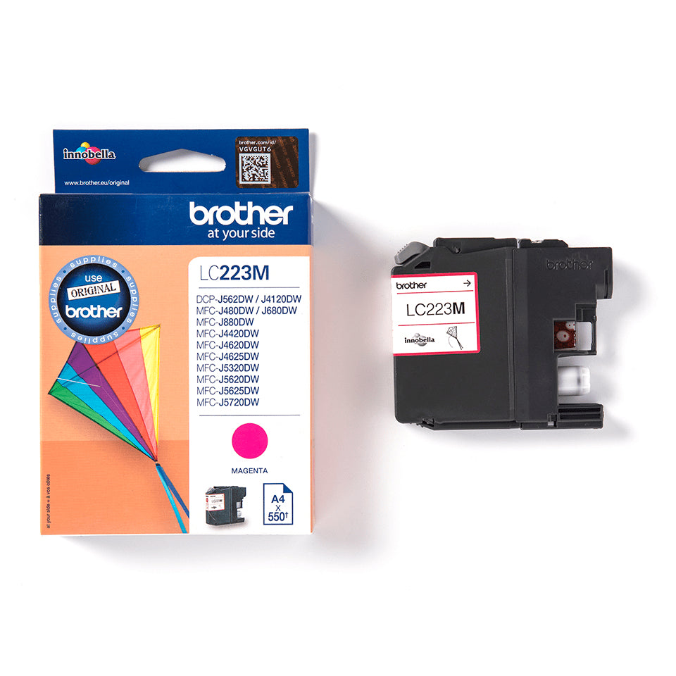 Brother LC-223M Magenta Ink Cartridge (550 pages)