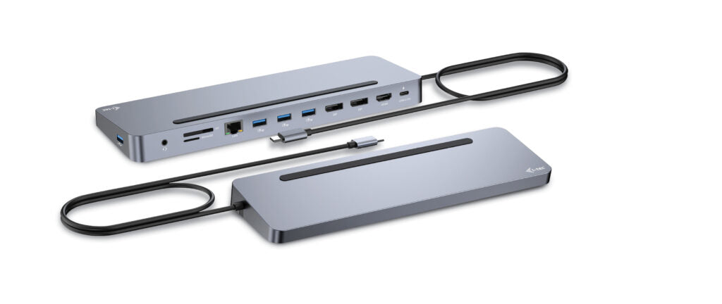 i-tec Metal Ergonomic 3x USB-C Docking Station 100W (O100WUK)