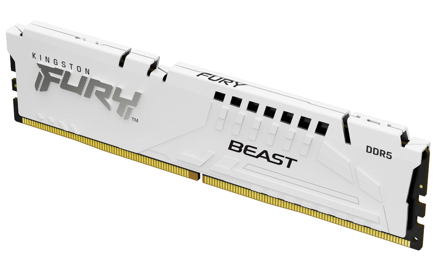 Kingston Technology FURY Beast 16GB DDR5 6000MT/s CL30 Desktop RAM (White)