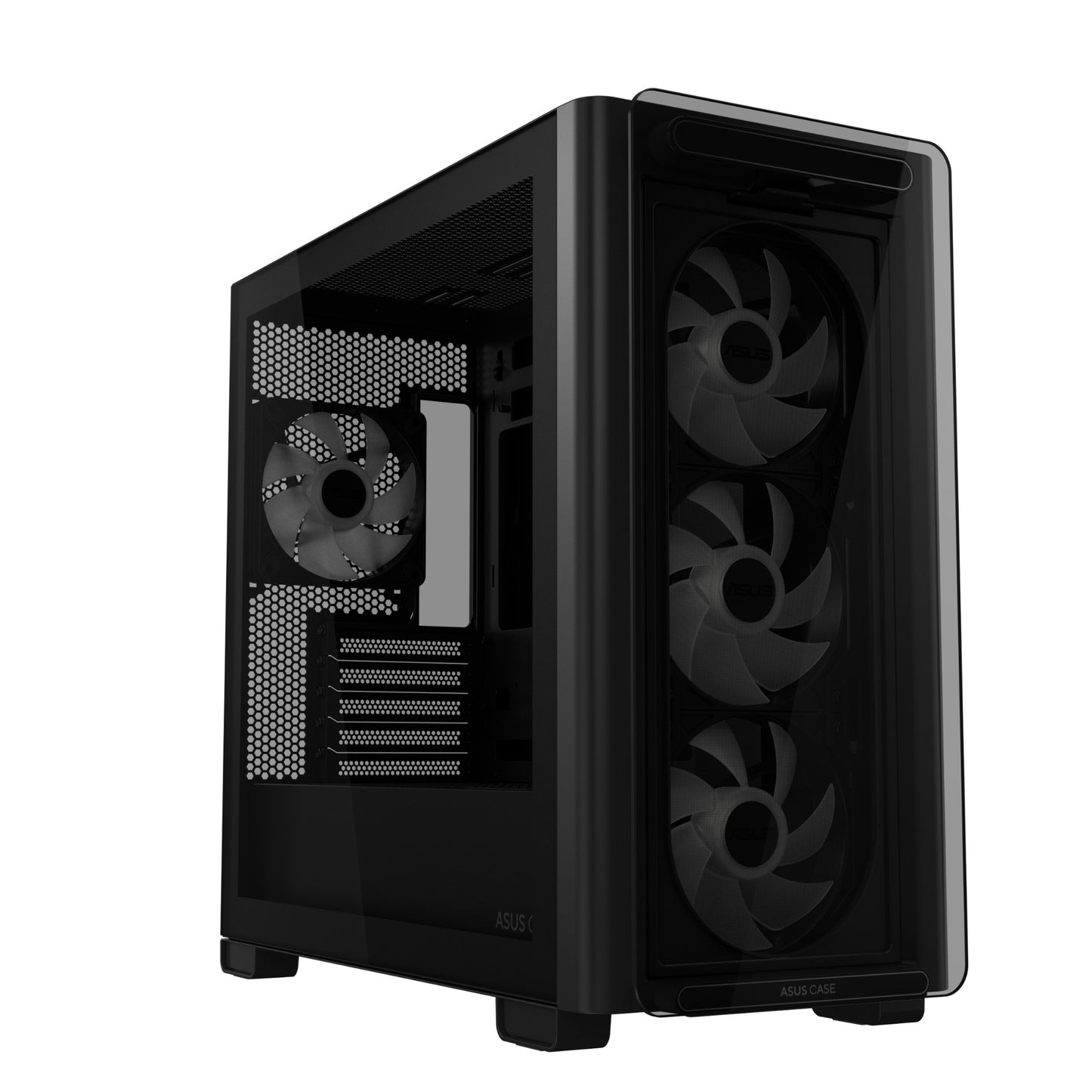ASUS A23 PLUS TG ARGB BLACK Micro Tower PC Case