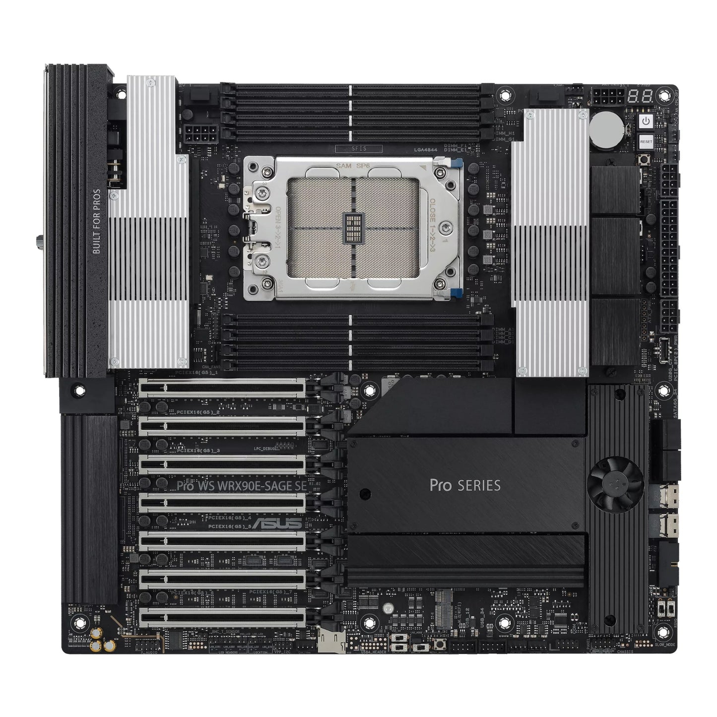 ASUS PRO WS WRX90E-SAGE SE AMD WRX90 Socket sTR5 EEB Motherboard