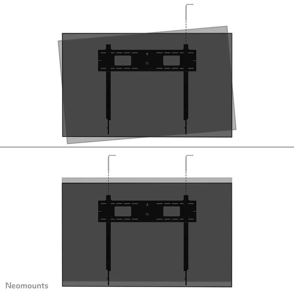 Neomounts WL30-750BL18 Heavy duty wall mount 55-98" - fixed - lockable - fast