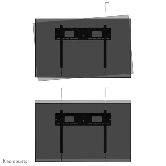 Neomounts WL30-750BL18 Heavy duty wall mount 55-98" - fixed - lockable - fast
