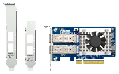 QNAP QXG-25G2SF-E810 network card Internal Fiber 25000 Mbit/s Network Adapter