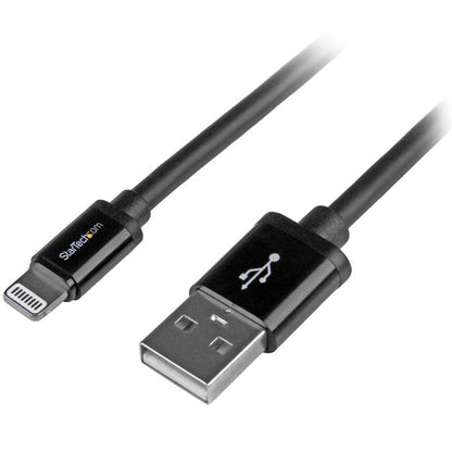 StarTech.com 2 m (6 ft.) USB to Lightning Cable - Long iPhone / iPad / iPod Charger (Black)