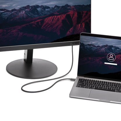 StarTech.com 3.3ft (1m) Thunderbolt 3 Cable, 20Gbps, 100W PD, 4K, Thunderbolt
