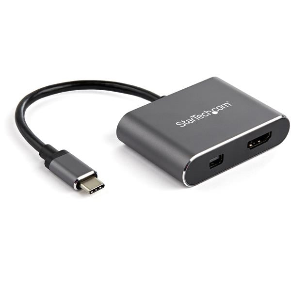 StarTech.com USB C Multiport Video Adapter - 4K 60Hz USB-C to HDMI 2.0 or Mini Hub