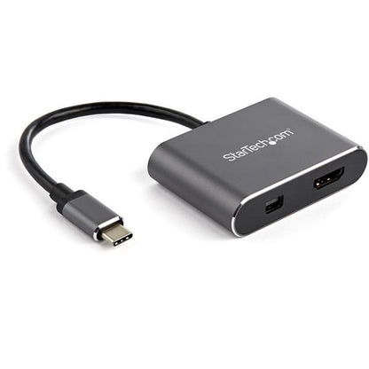 StarTech.com USB C Multiport Video Adapter - 4K 60Hz USB-C to HDMI 2.0 or Mini Hub