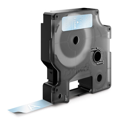DYMO 45020/S0720600 DirectLabel-etikettes white on Transparent 12mm x 7m for Dymo D1 Labels