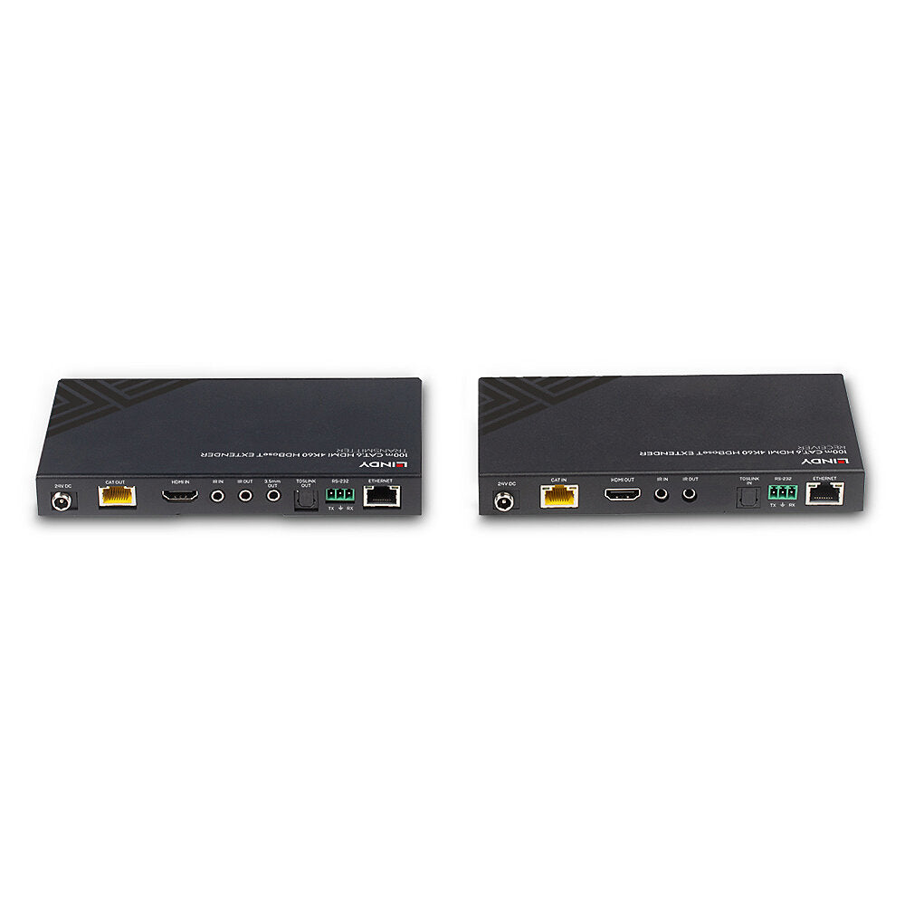 Lindy 100m Cat.6 HDMI 4K60, Audio, IR and RS-232 HDBaseT Extender KVM Switch
