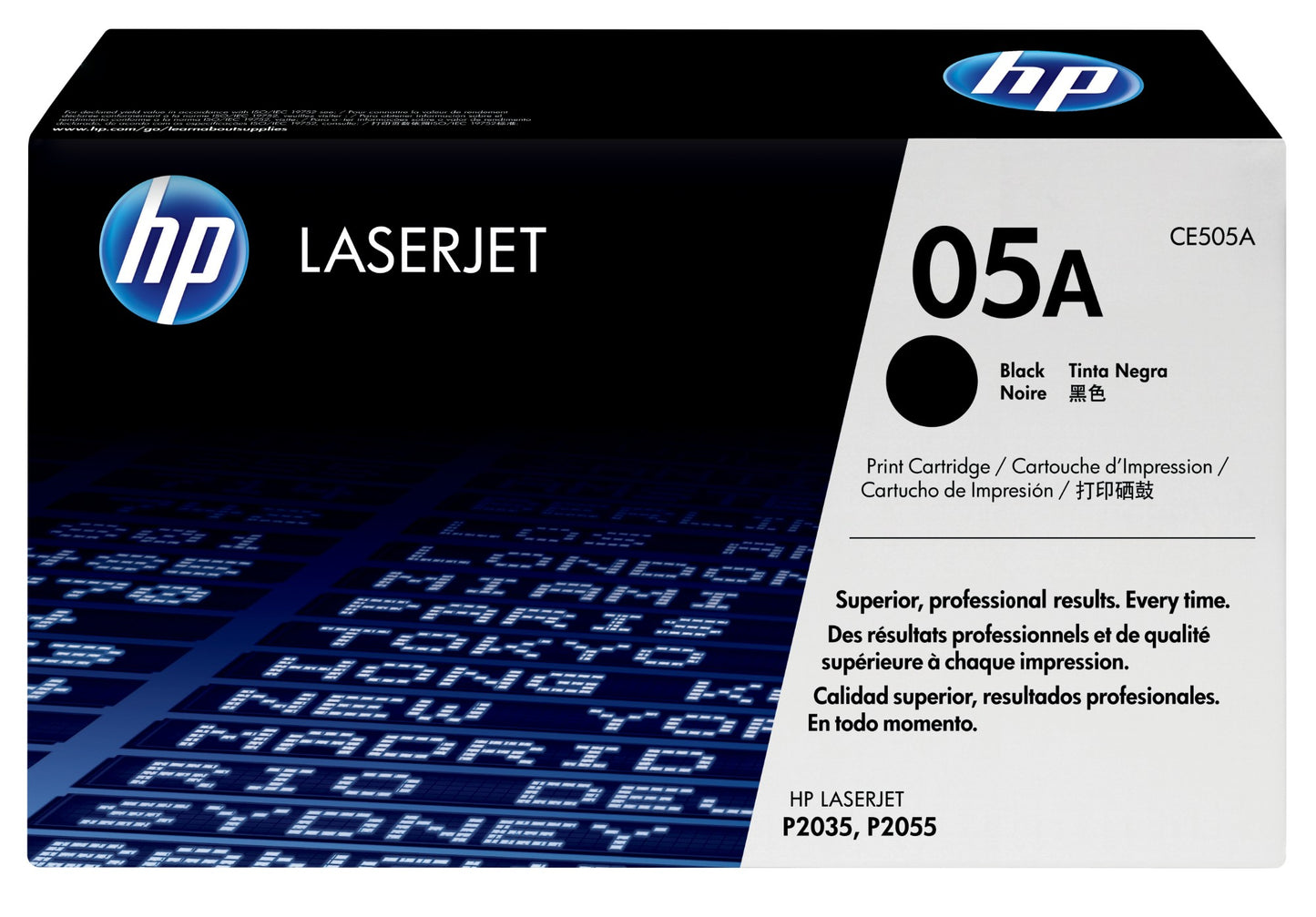 HP CE505A/05A Black Toner Cartridge (2.3K pages)