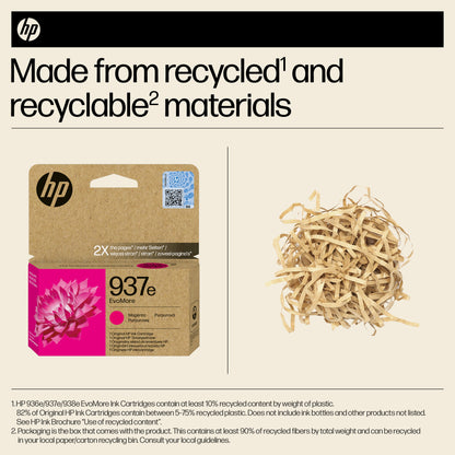 HP 4S6W7NE/937E Magenta Ink Cartridge (1.65K pages)