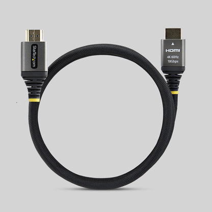 StarTech.com 2m (6ft) Premium Certified High Speed HDMI Cable, Ultra Flexible HDMI