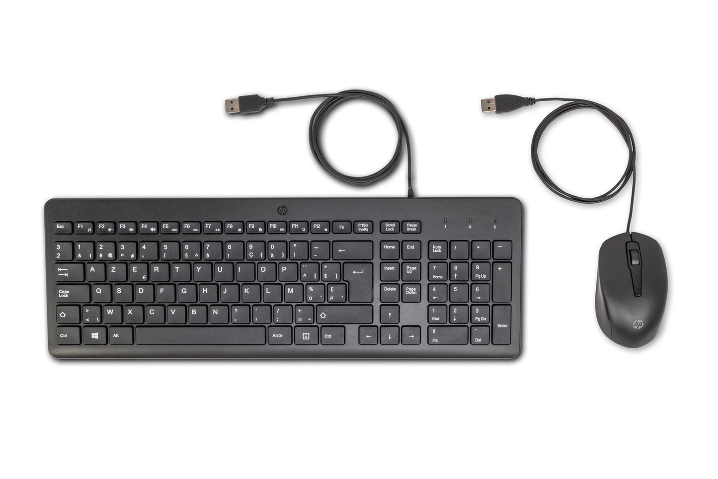 HP 150 included AZERTY Wired Keyboard & Mouse Combo