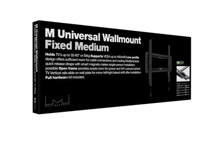 MULTIBRACKETS M Universal Wallmount Fixed Medium Black
