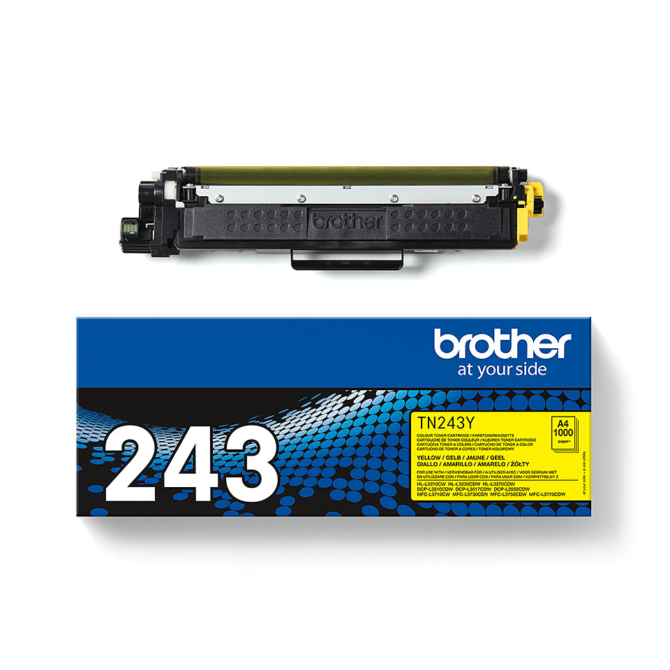 Brother TN-243Y Yellow Toner Cartridge (1K pages, Brother HL-L 3210)