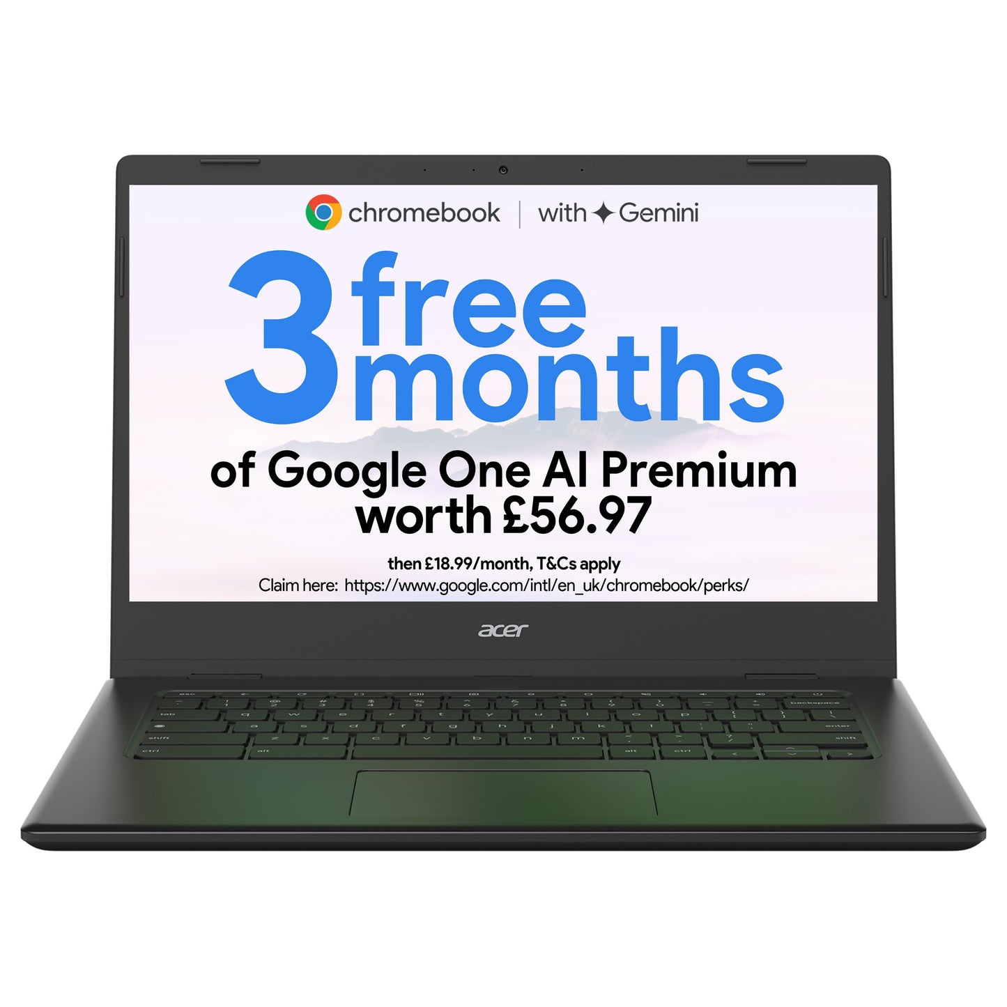 Acer Chromebook 314 14" Celeron N N4500 4GB 64GB eMMC SSD Laptop