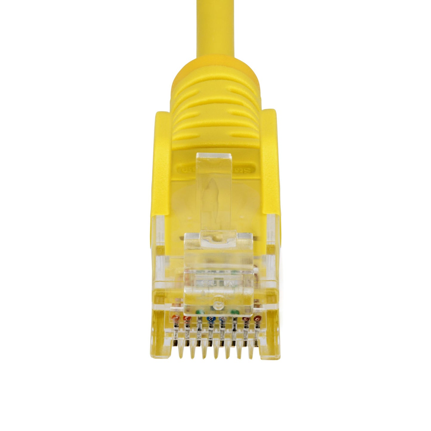 StarTech.com 15m Yellow Slim CAT6 Ethernet Cable, Snagless, 100W PoE, UTP, LSZH
