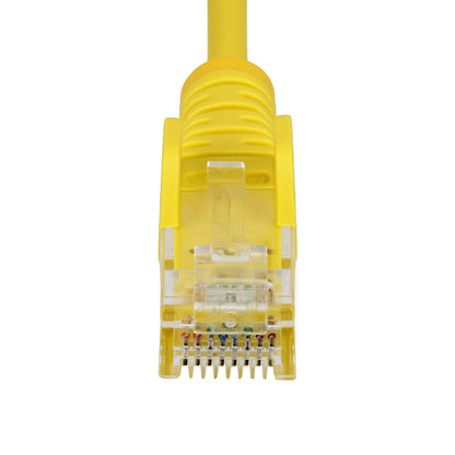 StarTech.com 15m Yellow Slim CAT6 Ethernet Cable, Snagless, 100W PoE, UTP, LSZH