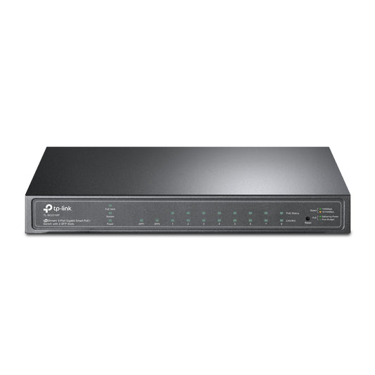 TP-LINK JetStream 10-Port Gigabit Smart Switch with 8-Port PoE+