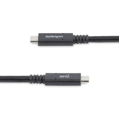 StarTech.com 6ft (1.8m) USB-C Cable, USB 5Gbps, 100W (5A) Power Delivery, Certified